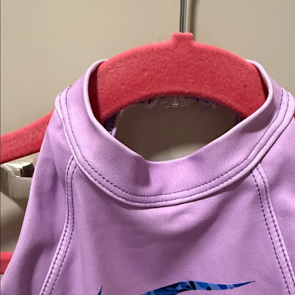 Nike Lavender and Navy Leotard Girls Size XS - Picture 4 of 4